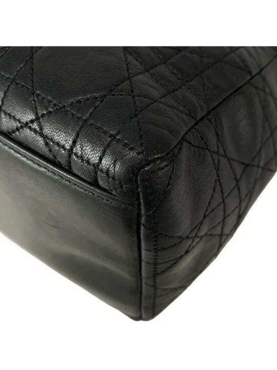 ★SOLD★ Dior Handbag Lady Bag Black Leather - Picture 6 of 16